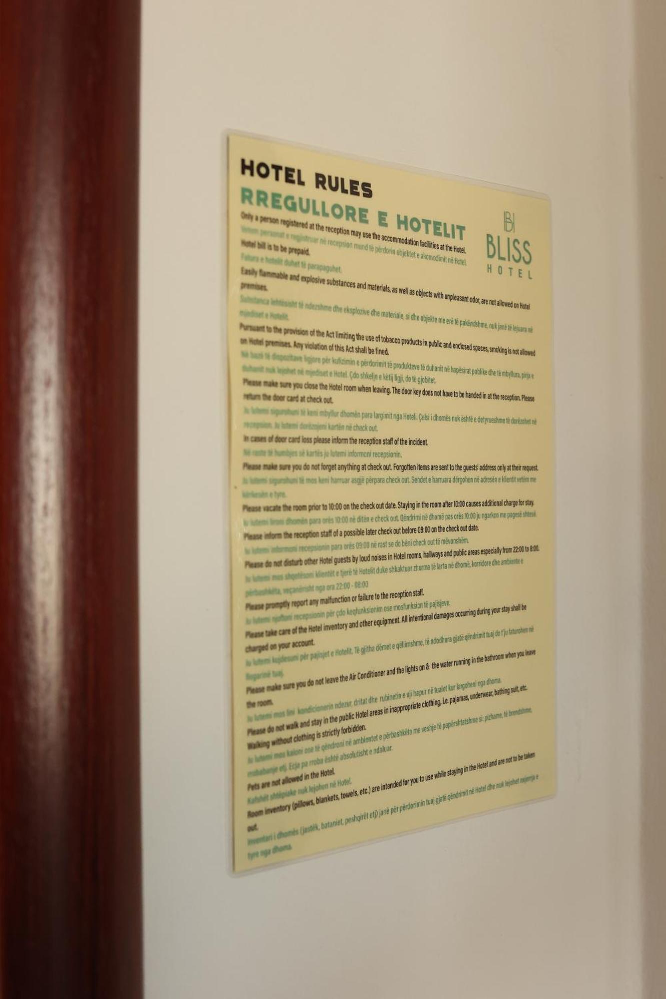 Bliss Hotel Ksamil Pokój zdjęcie